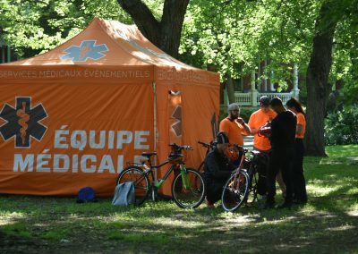 Foulée des Parcs 2019 Tente Equipe Medicale